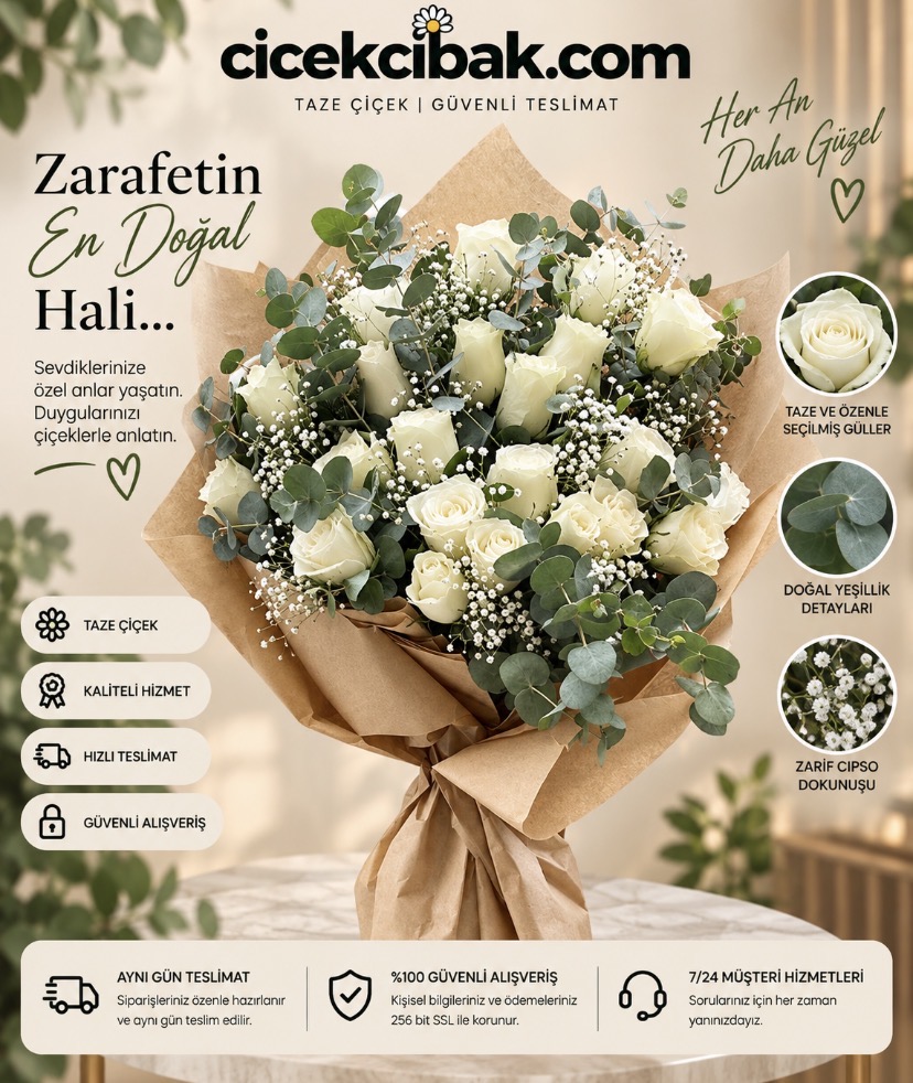 41 Beyaz Gül