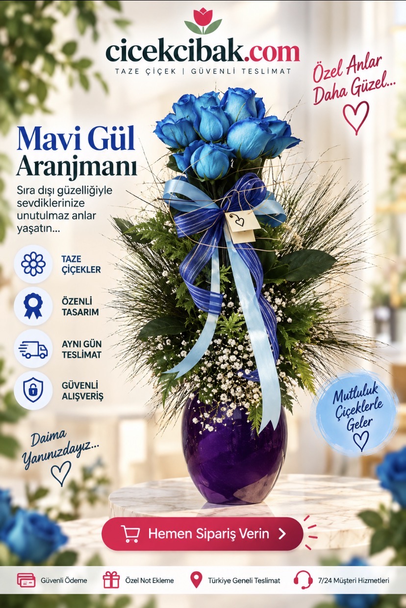 Kalipso Vazoda Mavi Güller